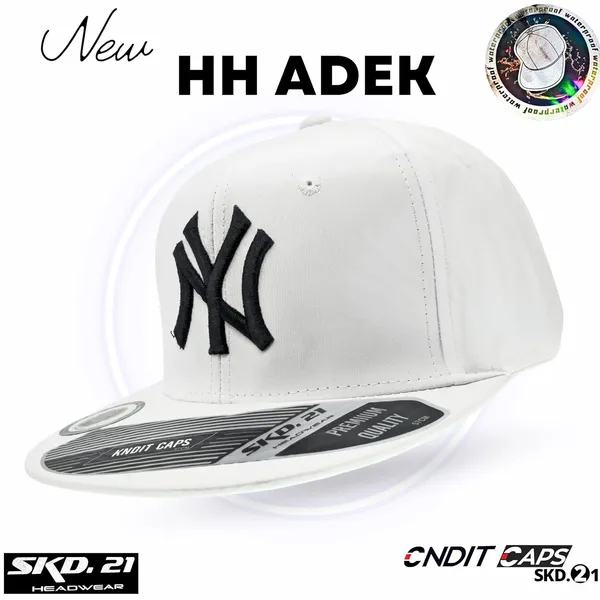 White_Snapback_Stylish_Baseball_Hat_For_Men