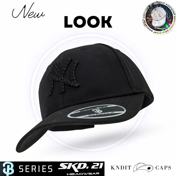 White_Waterproof_Polyester_Double_Layer_Baseball_Cap_For_Men_&_Women_(4_Panel_Breathable_Holes)