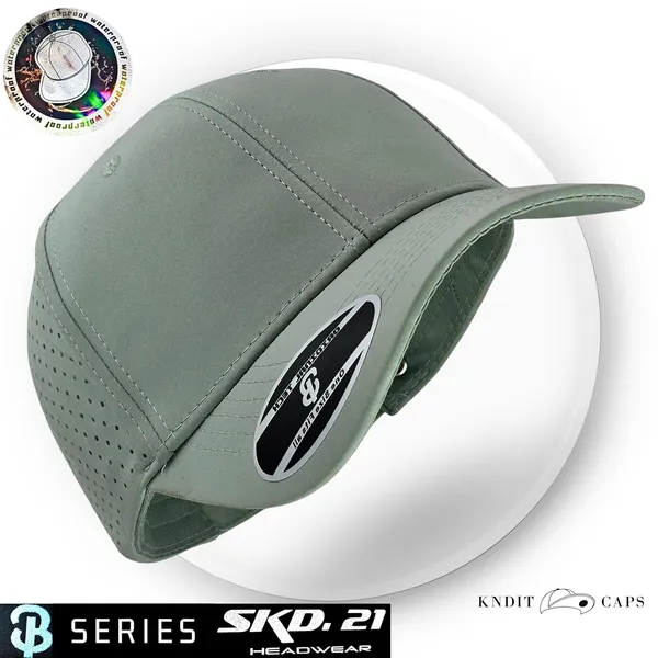 Pista_Waterproof_Polyester_Double_Layer_Baseball_Cap_For_Men_&_Women_(4_Panel_Breathable_Holes)