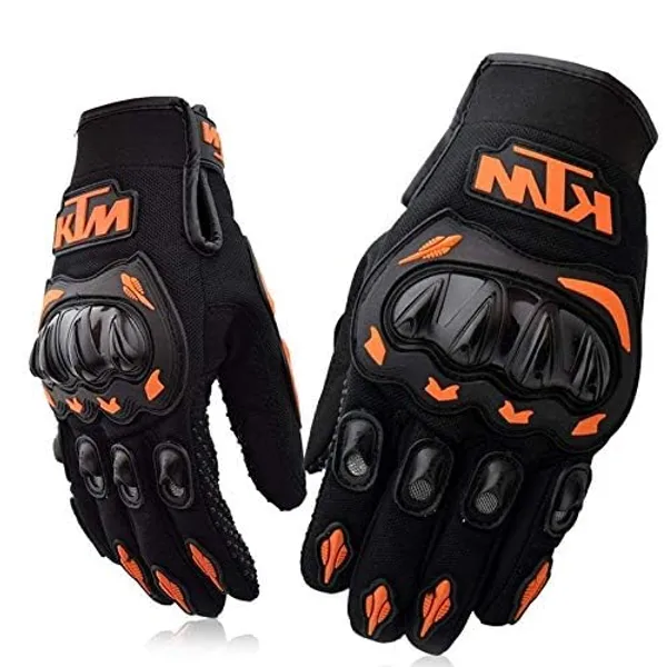 Black_&_Orange_Full_Finger_Pro-Biker_Racing_Gloves_For_Men_&_Women