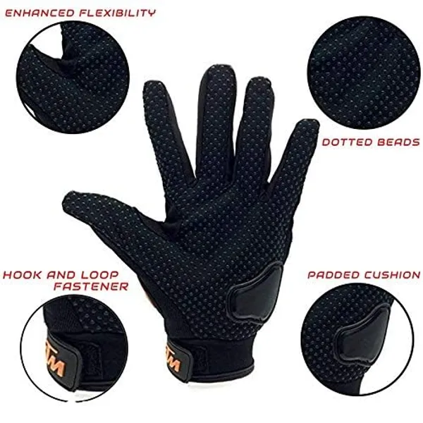 Black_&_Orange_Full_Finger_Pro-Biker_Racing_Gloves_For_Men_&_Women