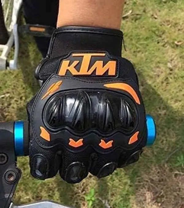 Black_&_Orange_Full_Finger_Pro-Biker_Racing_Gloves_For_Men_&_Women