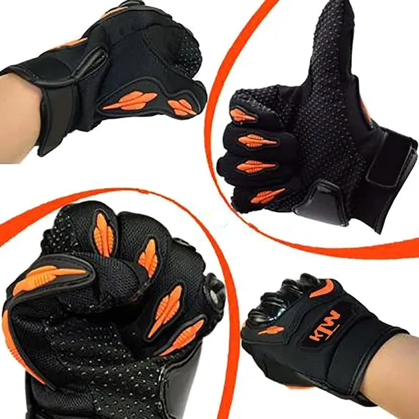 Black_&_Orange_Full_Finger_Pro-Biker_Racing_Gloves_For_Men_&_Women