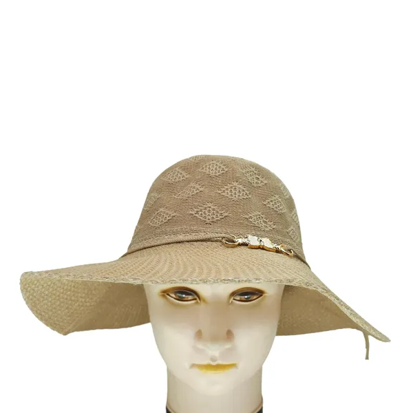 Khakhi_Adorable_Floral_UV-Protected_Floppy_Wide_Brim_Fedora_Hat_For_Girls