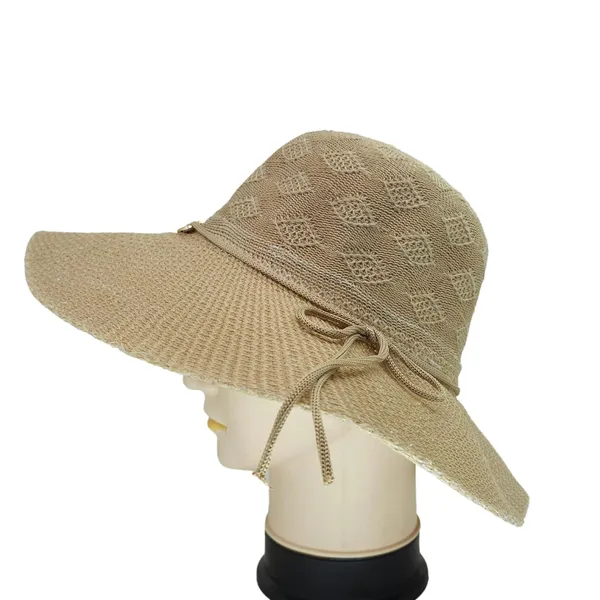 Khakhi_Adorable_Floral_UV-Protected_Floppy_Wide_Brim_Fedora_Hat_For_Girls
