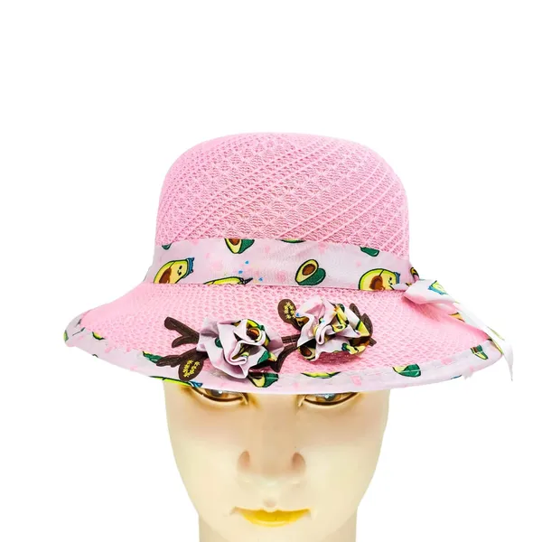 Light_Pink_Wide_Brim_Sun_Fedora_Hat_For_For_Boys_&_Girls