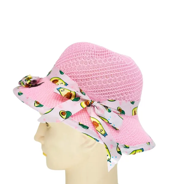 Light_Pink_Wide_Brim_Sun_Fedora_Hat_For_For_Boys_&_Girls