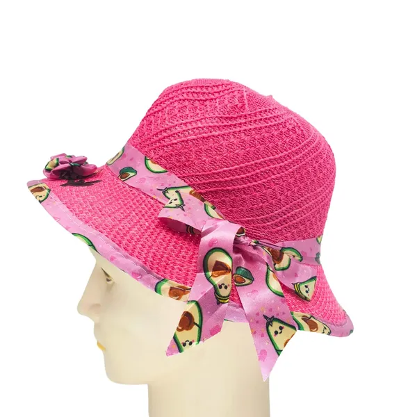 Pink_Wide_Brim_Sun_Fedora_Hat_For_For_Boys_&_Girls