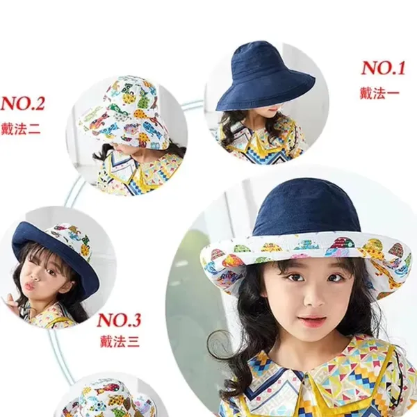 Pink_Wide_Brim_Sun_Fedora_Hat_For_For_Boys_&_Girls