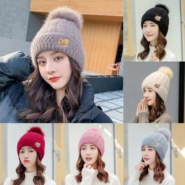 Black_Eyelash_Embroidered_Beanie_With_Pom-Pom_For_Women