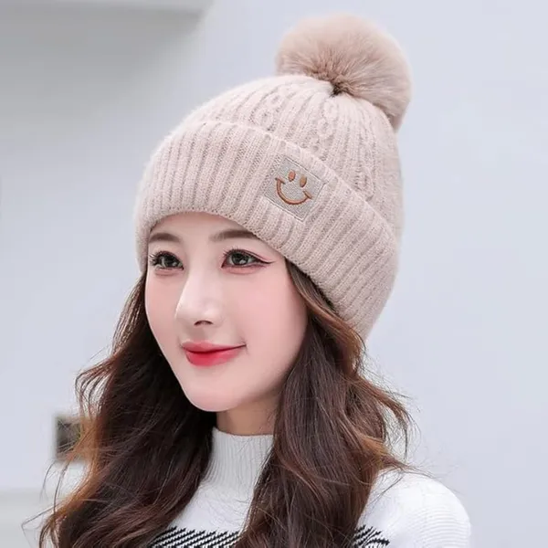 Camel_Soft_Warm_Beanie_For_Women_&_Girls