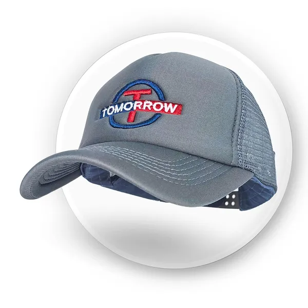 Charcoal_Adjustable_Breathable_Mesh_Snapback_Unisex_Trucker_Hat