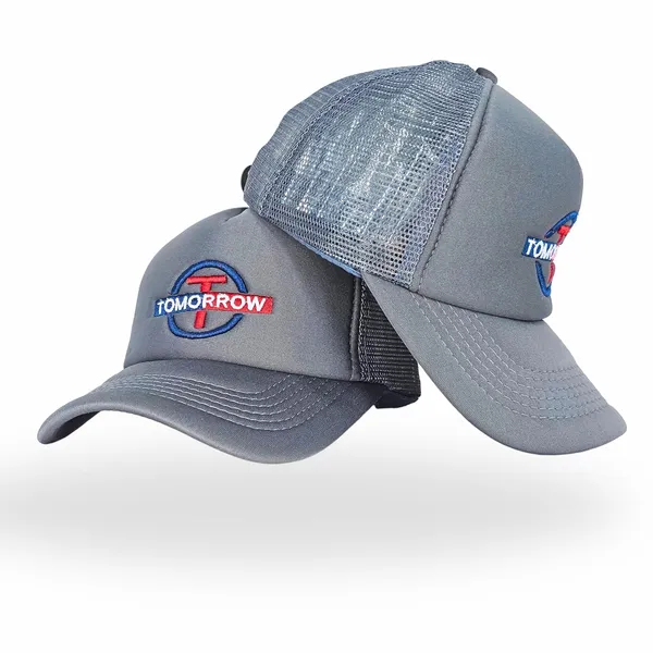 Charcoal_Adjustable_Breathable_Mesh_Snapback_Unisex_Trucker_Hat