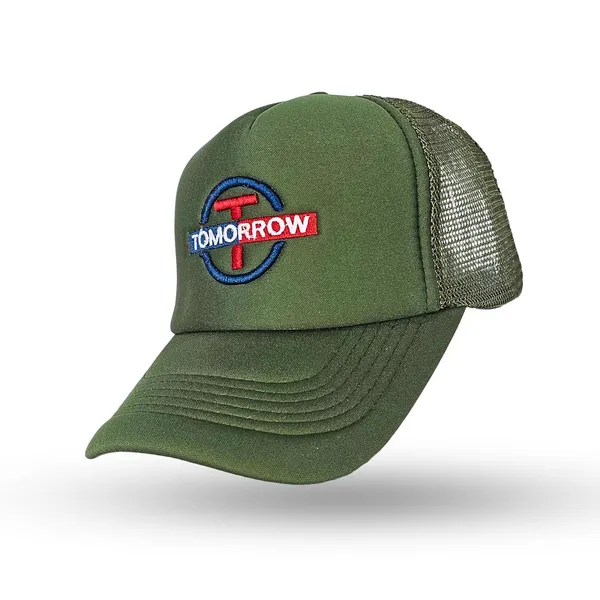 Green_Adjustable_Breathable_Mesh_Snapback_Unisex_Trucker_Hat
