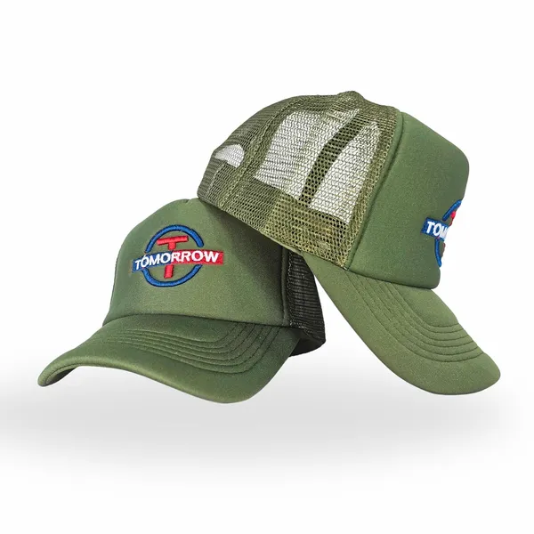 Green_Adjustable_Breathable_Mesh_Snapback_Unisex_Trucker_Hat