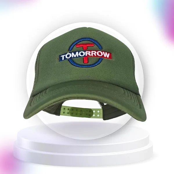 Green_Adjustable_Breathable_Mesh_Snapback_Unisex_Trucker_Hat
