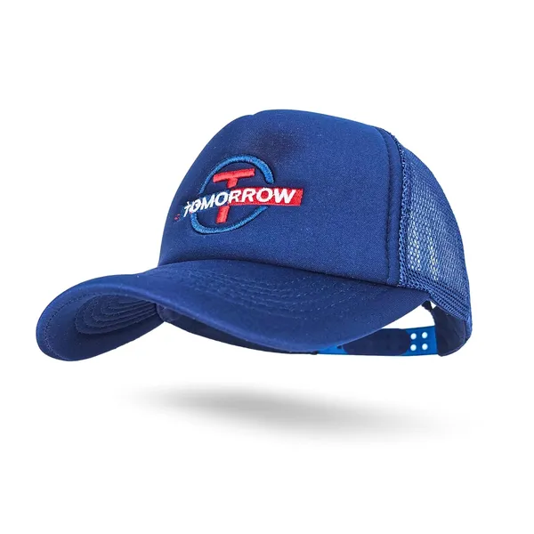 Navy_Adjustable_Breathable_Mesh_Snapback_Unisex_Trucker_Hat