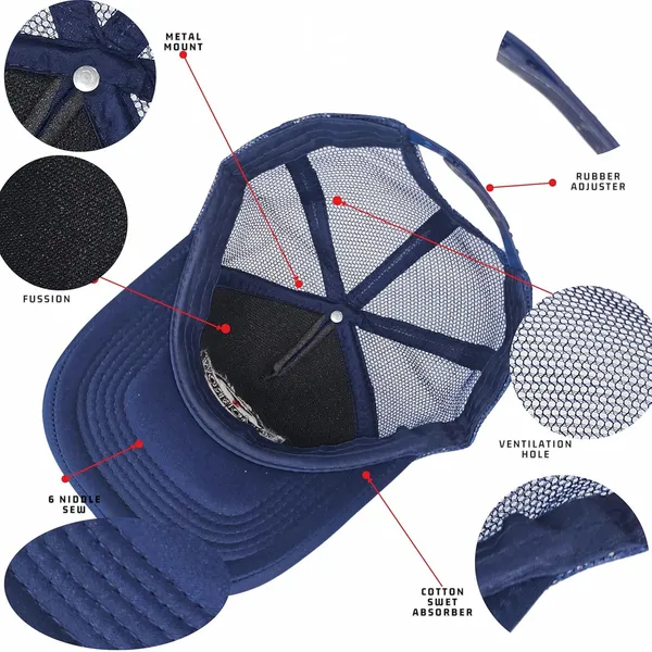Navy_Adjustable_Breathable_Mesh_Snapback_Unisex_Trucker_Hat