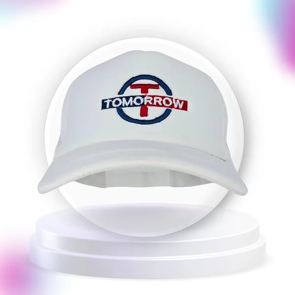 White_Adjustable_Breathable_Mesh_Snapback_Unisex_Trucker_Hat