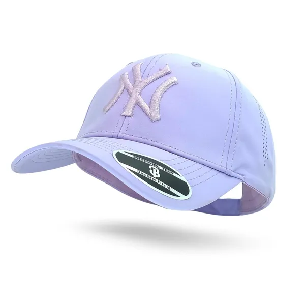 Purple_Adjustable,_Cotton_3D_Embroidered_Ny_Baseball_Cap_For_Men_&_Women