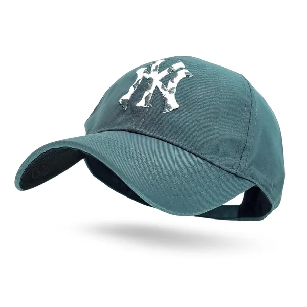 Charcoal_Adjustable,_Cotton_3D_Embroidered_Ny_Baseball_Cap_For_Men_&_Women