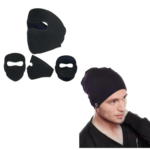 Black_&_Charcoal_Knitted_Cotton_Ring_Hat_And_Skull_Cap
