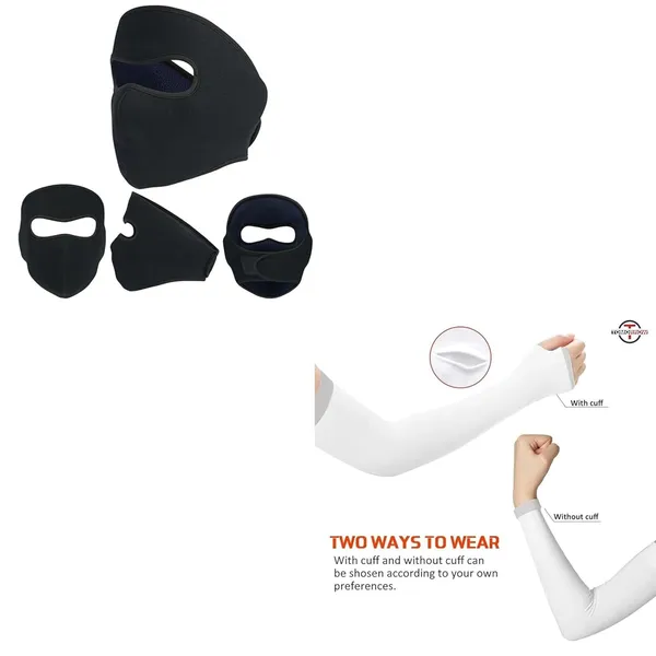 Black_&_White_Skull_Cap_And_Arm_Sleeves_For_UV_Protection_(Pack_Of_2)