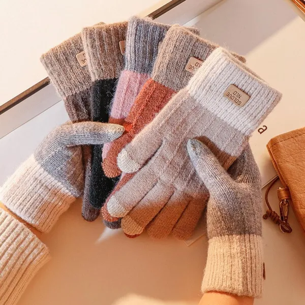Grey_Touchscreen_Compatible_Bike_Riding_Winter_Gloves_For_Women