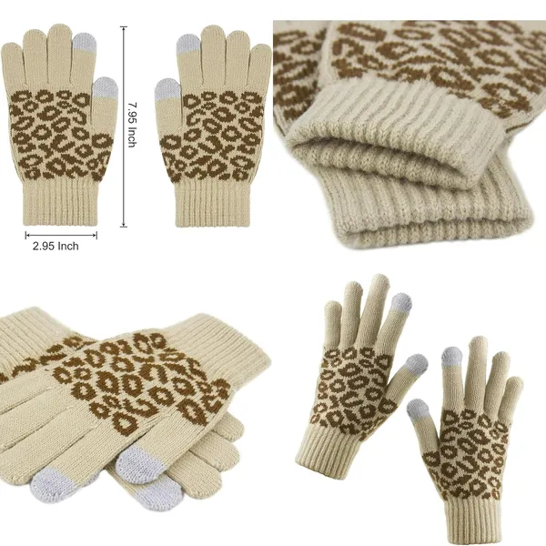 Cream_Touchscreen_Compatible_Texting_Gloves