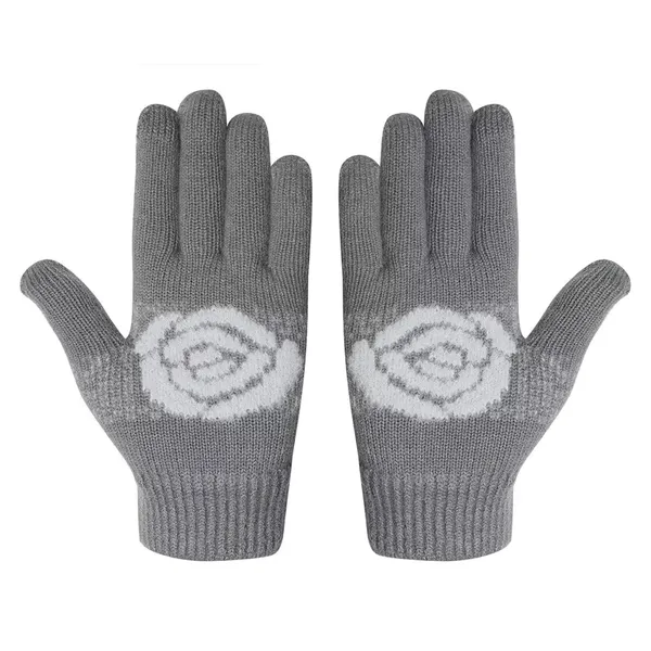Silver_Knitted_Touchscreen_Winter_Gloves_For_Women