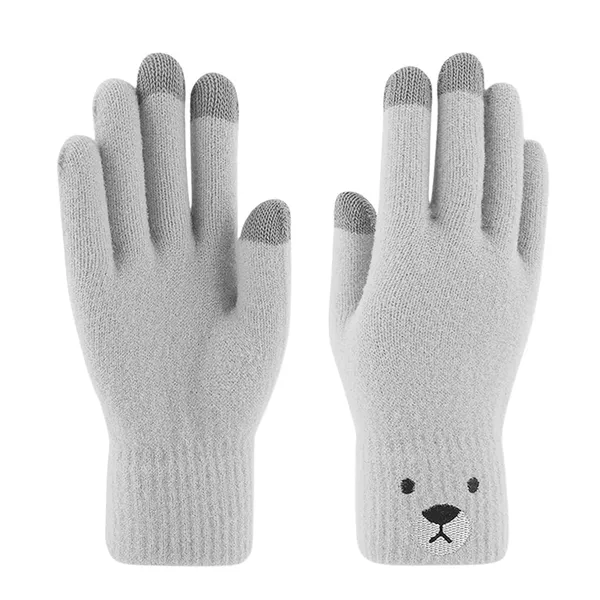 Grey_Soft_Knit_Touchscreen_Winter_Gloves_For_Girls