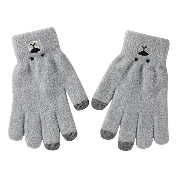 Grey_Soft_Knit_Touchscreen_Winter_Gloves_For_Girls