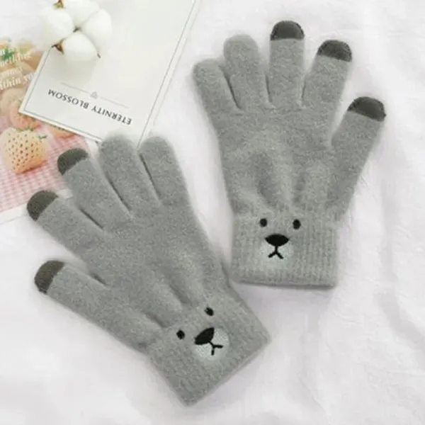 Grey_Soft_Knit_Touchscreen_Winter_Gloves_For_Girls
