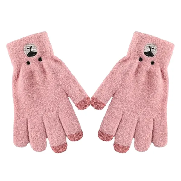 Pink_Soft_Knit_Touchscreen_Winter_Gloves_For_Girls