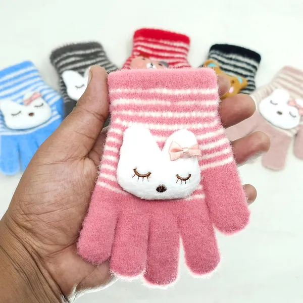 Pink_Animal_Print_Kids_Winter_Gloves_Thermal_Insulation_And_Soft_Fleece_Lining_Warm_Gloves