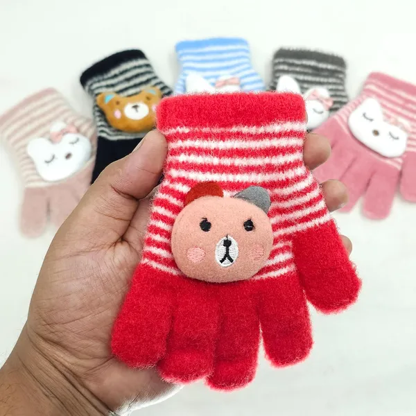 Red_Animal_Print_Kids_Winter_Gloves_Thermal_Insulation_And_Soft_Fleece_Lining_Warm_Gloves