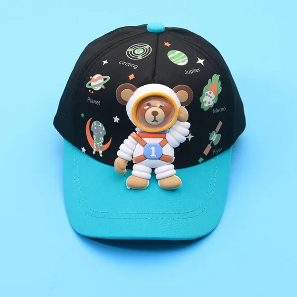 Black_Kids_Astronaut_Cap_Space_Theme_Hat_With_Cartoon_Bear