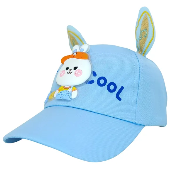 Blue_Cotton_Kids_Hat_With_Animal_Ears