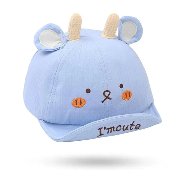 Blue_I'M_Cute_Embroidery_Baby_Baseball_Cap_For_Boys_&_Girls