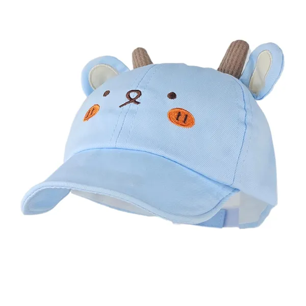 Blue_I'M_Cute_Embroidery_Baby_Baseball_Cap_For_Boys_&_Girls