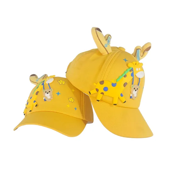Yellow_Baseball_Cap_For_Boys_And_Girls,_Kids_Cap
