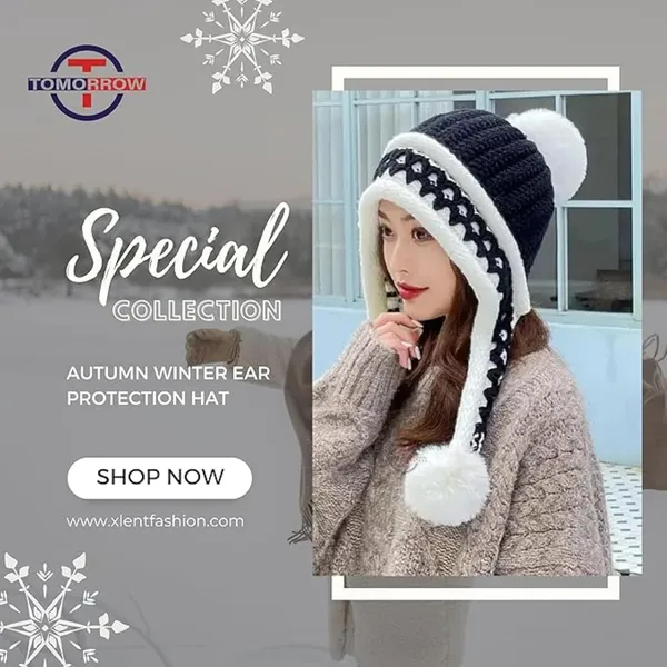Black_Pom_Pom_Beanie_And_Touch_Screen_Gloves_Set_For_Cozy_Winter
