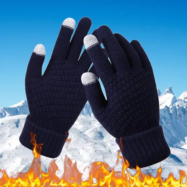 Navy_Blue_Knit_Beanie_Hat_&_Touch_Screen_Gloves_With_Premium_Materials_Fit
