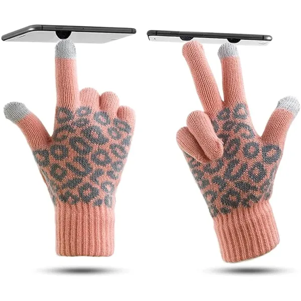 Rose_Pink_Winter_Beanie_With_Touch_Screen_Gloves_(Pack_Of_2)