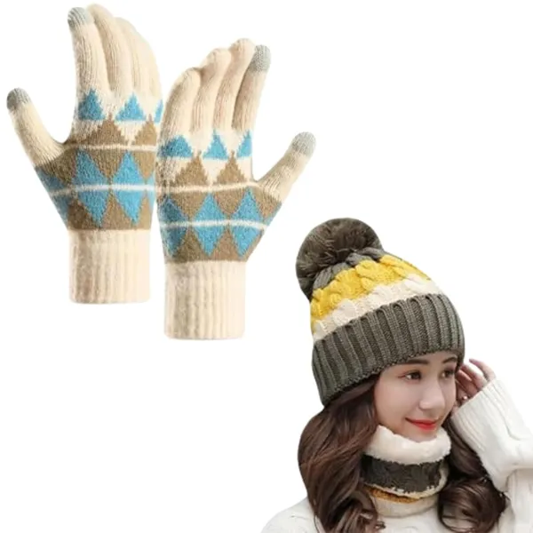 Green_Winter_Beanie_Set_Of_Neck_Warmer_And_Touch_Screen_Gloves
