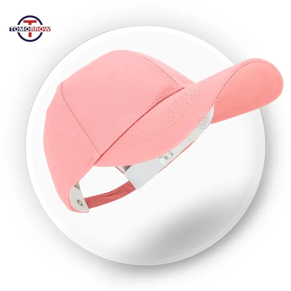 Pink_Adjustable_Baseball_Sports_Caps_For_Women