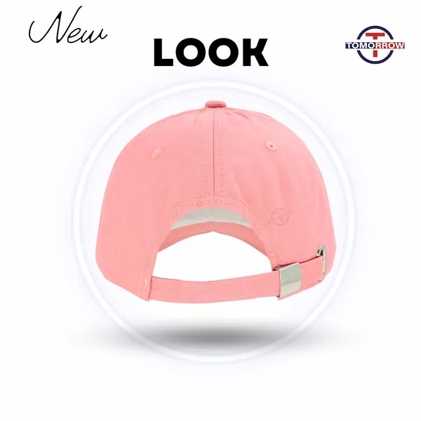 Pink_Adjustable_Baseball_Sports_Caps_For_Women