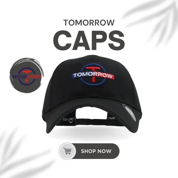 Black_Adjustable_Strap_Caps_For_Men_&_Women_With_Airholes