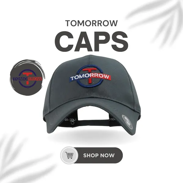 Charcoal_Adjustable_Strap_Caps_For_Men_&_Women_With_Airholes