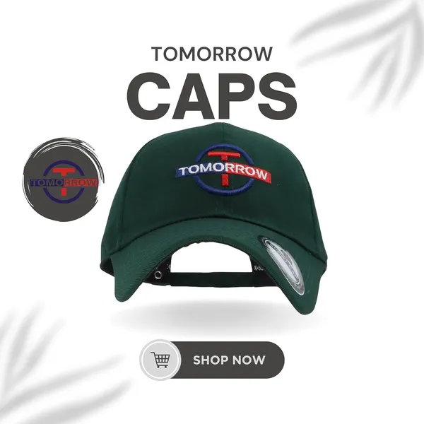 Green_Adjustable_Strap_Caps_For_Men_&_Women_With_Airholes